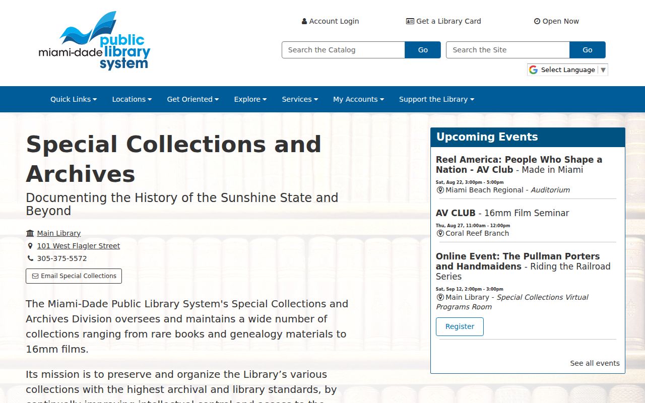 Cutler Bay city directory special collections