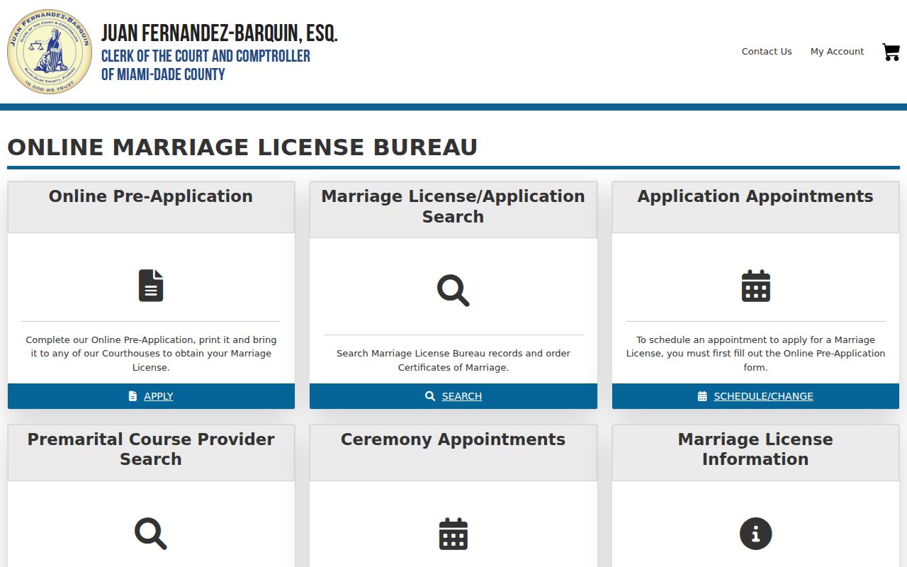 Miami-Dade marriage license search used to verify Cutler Bay family links